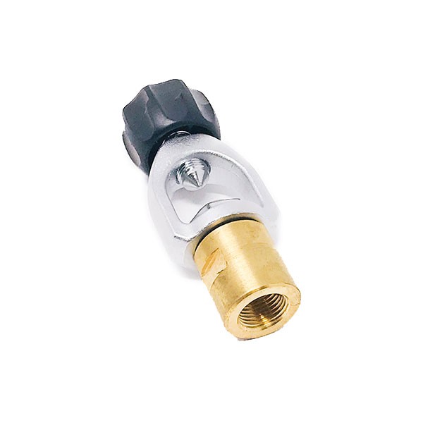 Adaptor for scuba diving gas tank
