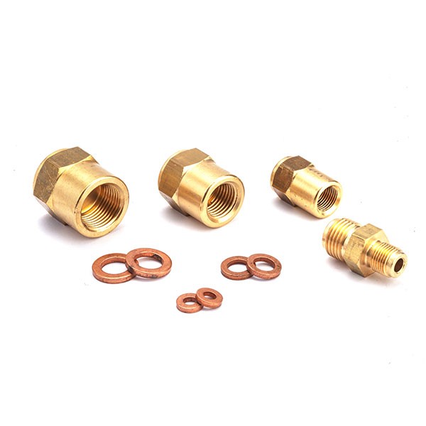 Small set of adaptors for pressure regulator