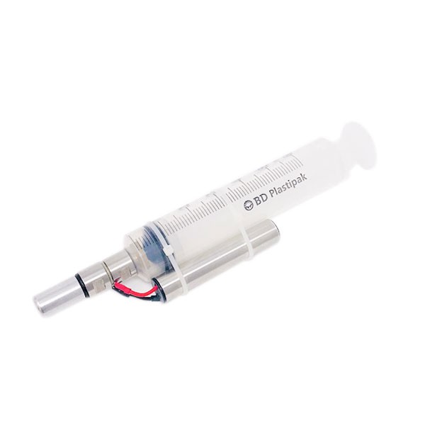 Demo syringe for simulating DMT membrane inflation