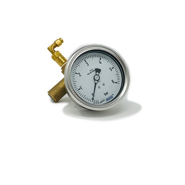 Pressure gauge of 6 bar (high resolution)