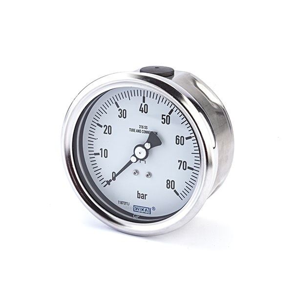 Pressure gage of 80 bar (high full-scale)