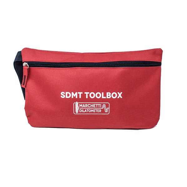 Bag containing SDMT toolbox items